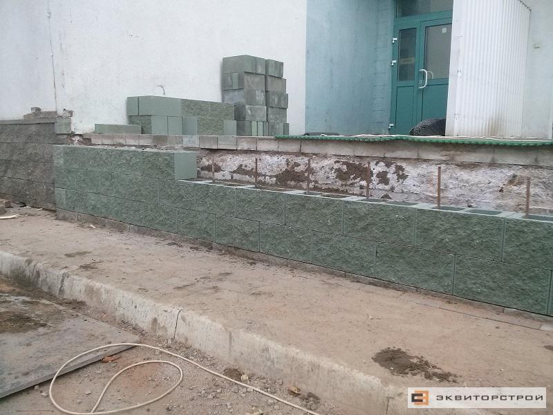 Стены коттеджа из керамзитобетона бетон лестницу купить